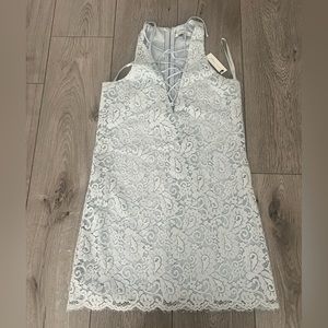 Light blue lace mini dress, Lovers and Friends, NWTs size XS